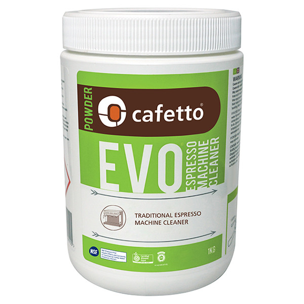 Cafetto EVO Organic espressomachine reinigingspoeder, pot van 1000 gram