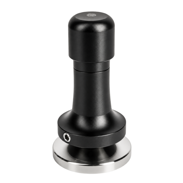 Zwarte instelbare druktamper van 58 mm, vrijstaand