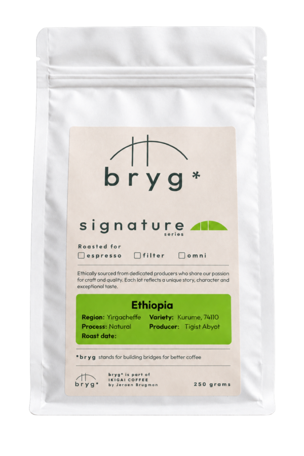 bryg* Ethiopia Tigist Abyot koffie, verpakking van 250 gram